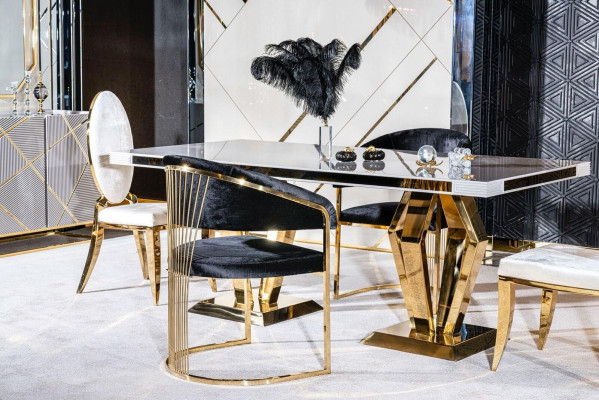 Esstisch 4x Stühle Esszimmer Set Essgruppe Modern Stuhl Tisch Tisch 5tlg