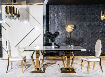 Luxus Tische Esszimmer Tisch Esszimmer Moderner Edelstahl Sofort Weiß