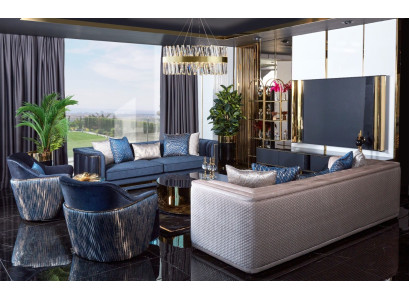 Sofagarnitur 3+3+1+1 Sitzer Couchtisch TV-Ständer Sofa Sofas Sessel