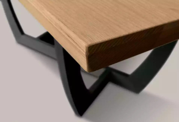 Esstisch 180cm Holz Küchentisch Esstische neu braun Tisch modern Tisch