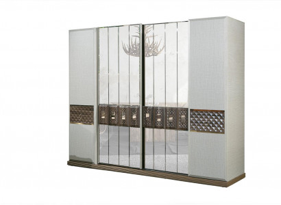 Kleiderschrank Holz Schrank Schlafzimmer Möbel Design Schränke Grau Italien