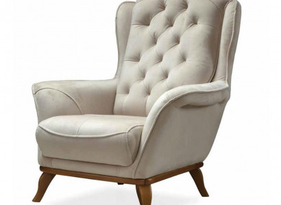 Sessel Luxus Design Möbel Klassisches Stil Design Textil Wohnzimmer