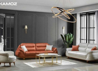 Garnitur Sofas Sessel Sofagarnitur 3+3+1 Sitzer Luxus Stoff Wohnzimmer