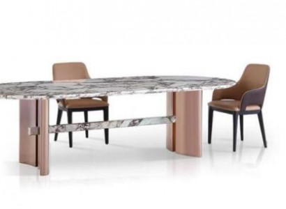 Esszimmer Möbel Edelstahl Oval Esstisch Tisch Design Tische Luxus Möbel