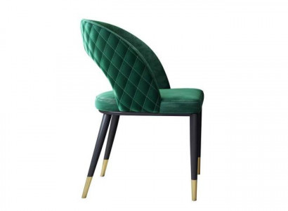 Esszimmerstühle Wohnzimmer Grün stilvolle Stuhl mit Holzbeinen Modern 