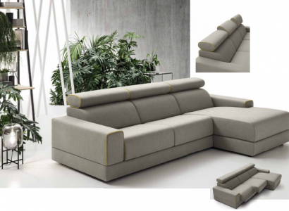 Ladestation Eckcouch Sofa Couch Sofas Couchen Garnitur Möbel Stoff alfitalia Neu