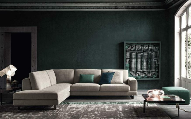 Italienische Sofas Eckcouch Sofa Couch Couchen Garnitur Möbel Stoff alfitalia