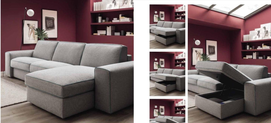 Moderne Luxus Ecke Textil Holz Sofa L-Form alfitalia Design Polster Wohnzimmer
