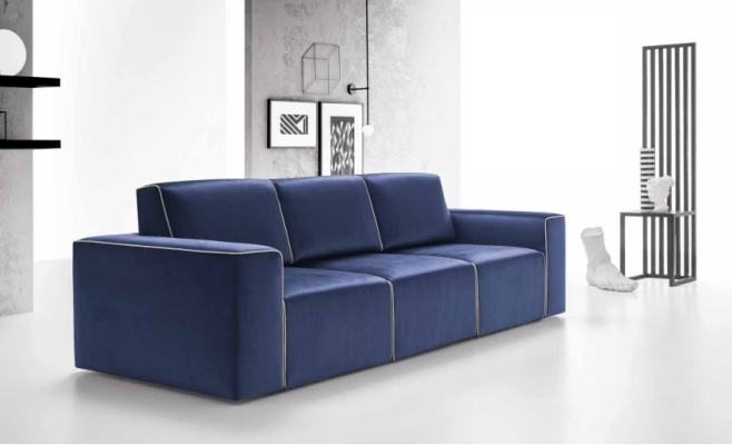 Dreisitzer Couch Polster Design Sofa Moderne 3 Sitz Sofas Zimmer Möbel alfitalia