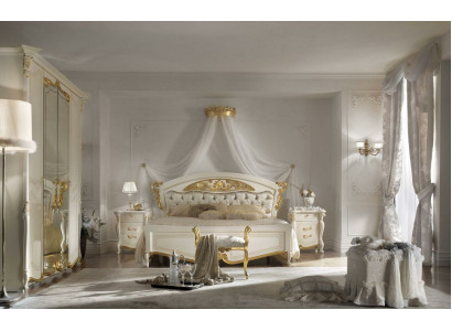Schlafzimmer Bett Design Betten 4tlg. Set Klassische Italien Möbel Nachttisch