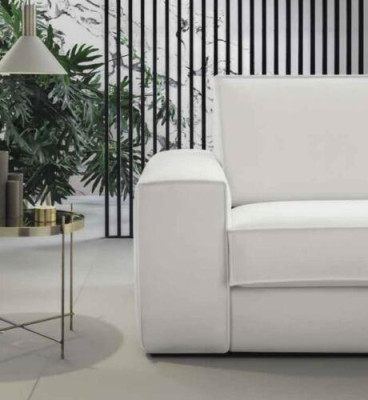 Moderne Design Luxus Sofa 2 Sitzer Möbel Wohnzimmer Design grau Textil alfitalia