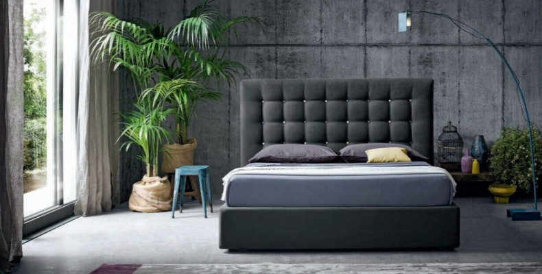 Chesterfield Luxus Betten Schlaf Zimmer Textil Bett Polster Design Doppel Hotel
