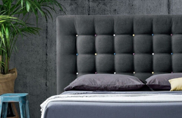 Chesterfield Luxus Betten Schlaf Zimmer Textil Bett Polster Design Doppel Hotel