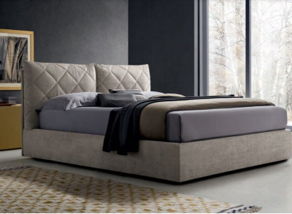 Designer Bett Stoff Hotel Holz Betten Doppel Schlaf Zimmer Luxus Modern Italien