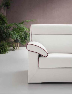 Sofa 3 Sitzer Wohnlandschaft Sofas Couch Polster Textil Dreisitzer alfitalia Neu