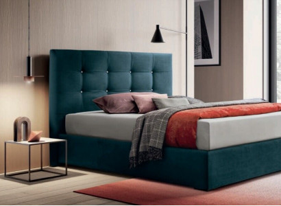 Design Betten Schlaf Zimmer Textil 180x200cm Bett Polster Luxus Doppel Hotel Neu