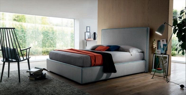 Luxus Betten Textil Hotel Polster Sitz Textil Italien Designer Bett Schlafzimmer