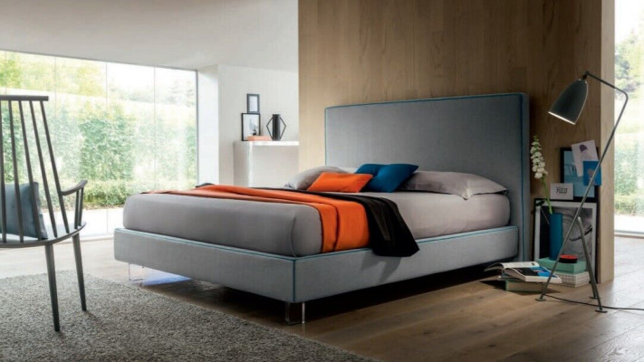 Luxus Betten Textil Hotel Polster Sitz Textil Italien Designer Bett Schlafzimmer