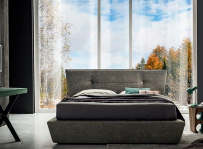 Designer Bett Betten Schlafzimmer Leder Textil Hotel Luxus Samt Polster