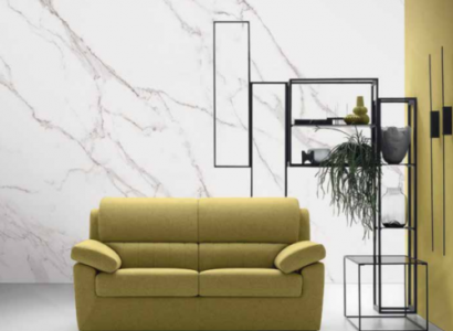 Modern Style Sofa Italien 2-er Textil Holzrahmen Wohnzimmer Couch Sofa alfitalia