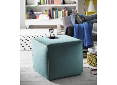 Polsterhocker Sitzhocker Quadrat Sitz Neu Pouf Fußhocker Quadrat Sitz Hocker