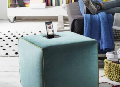 Polsterhocker Sitzhocker Quadrat Sitz Neu Pouf Fußhocker Quadrat Sitz Hocker