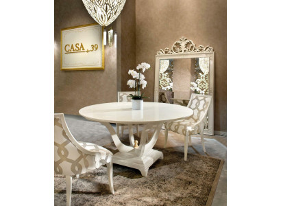 Runder Esstisch + 6 Stühle Gruppe Holz Tische Rund Risch Garnitur Neu xlmoebel®