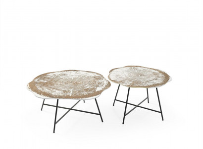 Couchtische 2er Set Couchtische Tische Designer Rund 2tlg Kaffeetische