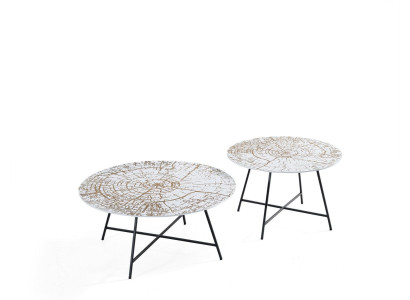 Couchtische Tische Beistelltische Wohnzimmer Modern Luxus Braun 2 tlg.