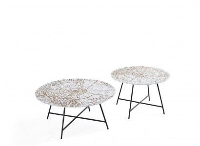 Couchtische Tische Beistelltische Wohnzimmer Modern Luxus Braun 2 tlg.