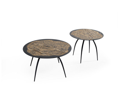 Luxus Design Couchtische Schwarz Runder Tische Wohn Zimmer Beistell 