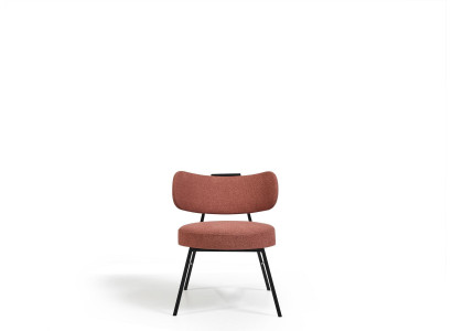 Luxuriöser moderner brauner Esszimmerstuhl im italienischen Design