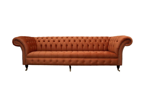 Britische Chesterfield Polster Luxus Sofa Design Couch Klassische Sofa 4 Sitzer
