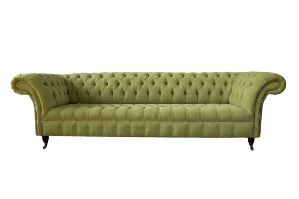 Chesterfield Grün Couch Sofa Polster 4 Sitzer Couchen Sitz Sofas Neu