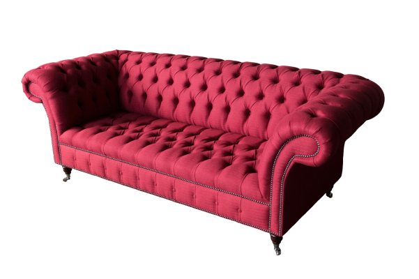 Chesterfield 3 Sitzer Dreisitzer Design Couchen Polster Sofa Sofas Textil