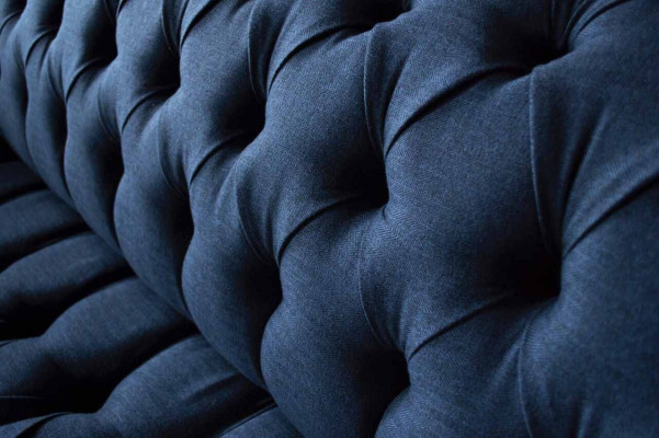 Dreisitzer Sofa Luxus Chesterfield 3 Sitzer Couches Blau Sofas Neu Couch