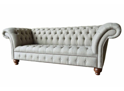 Dreisitzer Design Sofa 3 Sitzer Couchen Grau Polster Sofas Möbel Neu