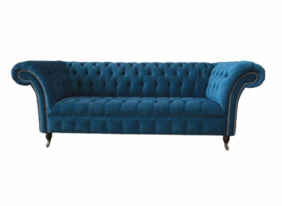 Dreisitzer Couch Polster Chesterfield Sofa Design Sofas Couchen Textil