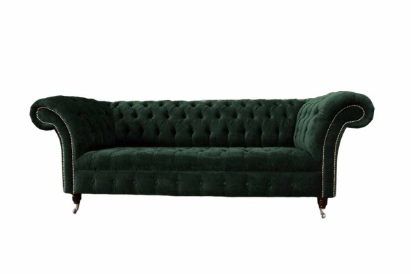 Luxus Dreisitzer Grün Sofa 3 Sitzer Sofas Sitz Design Möbel Couchen