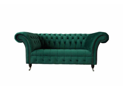 Chesterfield Zweisitzer Sofa 2 Sitzer Design Sofas Polster Moderne Sitz Stoff
