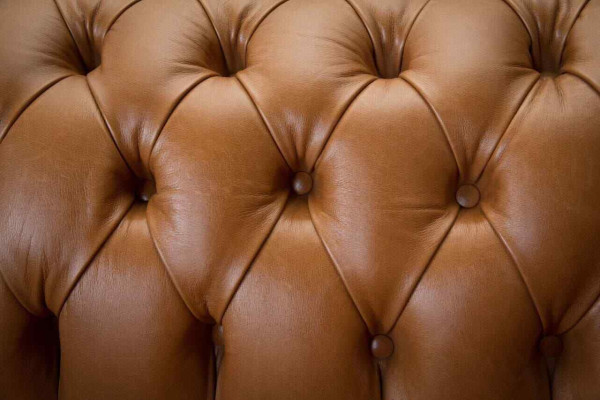 Chesterfield Stoff Sofa Couch Textil Couchen Büro Einrichtung Englische Möbel