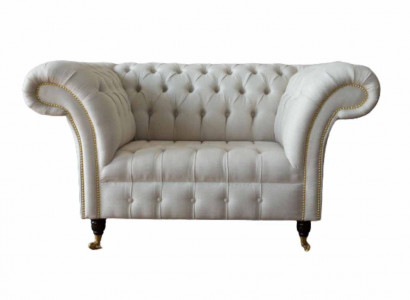 Sofa 1.5 Sitzer Couch Design Polster Modern Textil Stoff Couchen Neu