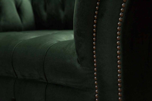 Sessel Design Relax Grün Textil Wohnzimmer Polster Sitzer Luxus Einsitzer