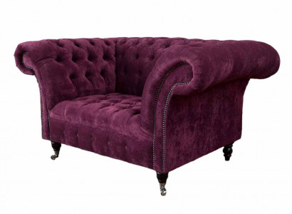 Sessel Ohrensessel Luxus 1 Sitzer Einsitzer Polster Design Stoff Modern