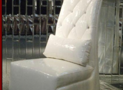 Luxus Sessel Chesterfield Kunstleder 1 Sitzer Weiß Sessel Lounge