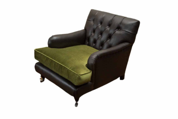 Chesterfield Sessel Design Polster Sofa Couch Chesterfield Leder