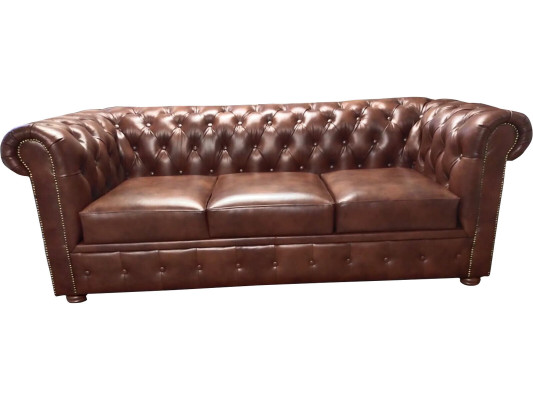 Luxus Chesterfield Sofa 3 Sitzer Couchen Lounge Sofas Couch 230cm Stoff