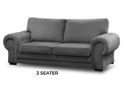 Luxus Sofa Couch Gepolsterte Sofas Polster Möbel Dreisitzer Stoff Samt