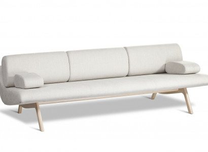 Designer Sofa 3 Sitzer Couch Polster Sofas Designsofa Neu Sitz Dreisitzer Holz