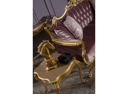 Beistelltisch Kaffeetisch Design Tisch Wohnzimmertisch Tische Gold